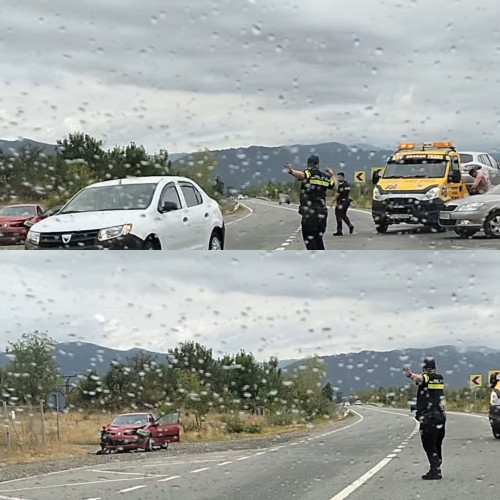 Accident rutier în Bumbești-Jiu