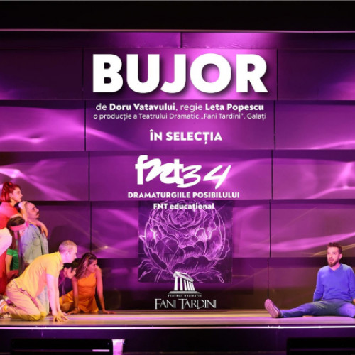 Spectacolul "Bujor" al Teatrului Dramatic "Fani Tardini" selecționat la Festivalul Național de Teatru