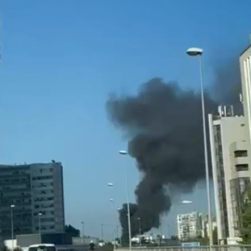 Incendiu de proporții în nordul Capitalei