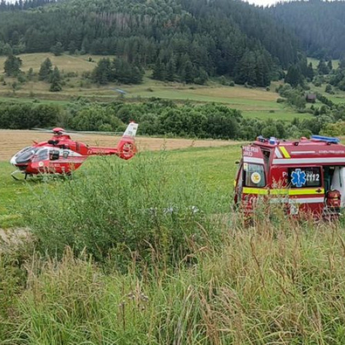 Accident rutier în Miercurea Ciuc: intervenție de urgență