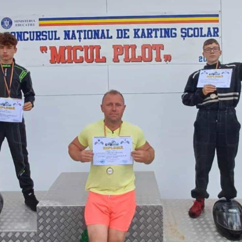 Doi piloti din Alba Iulia se remarcă în Campionatul Național de Karting Școlar