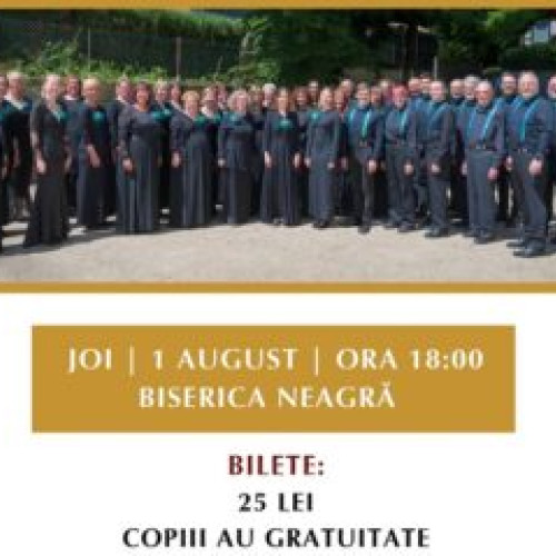 Concert de muzică corală la Biserica Neagră
