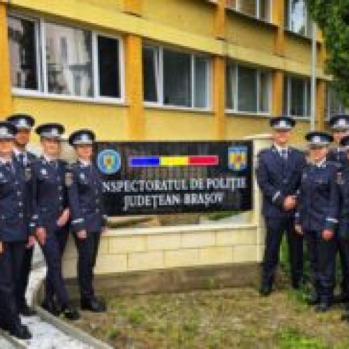 Inspectoratul de Poliție Județean Brașov primește 12 noi ofițeri