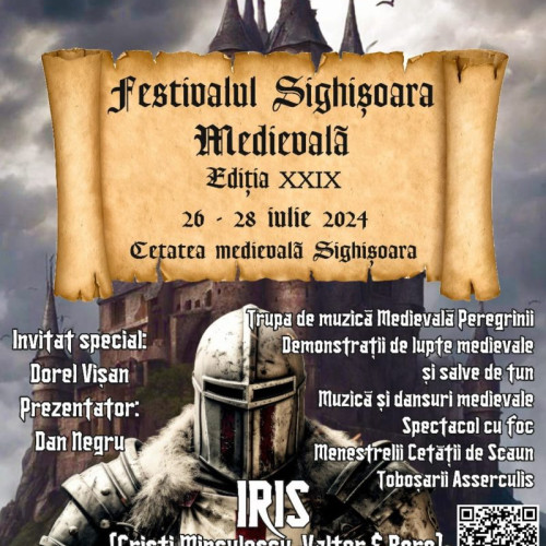 Festivalul "Sighișoara Medievală" se va desfășura în perioada 26-28 iulie