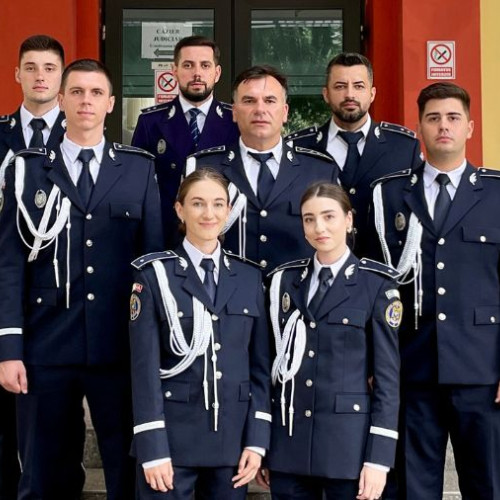Opt absolvenți ai Academiei de Poliție s-au alăturat Inspectoratului de Poliție Județean Bacău