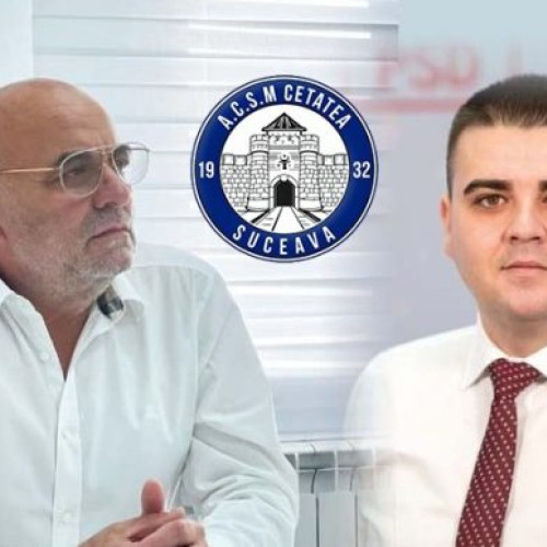 Vasile Rambu și Gheorghe Soldan sprijină echipa de fotbal Cetatea Suceava