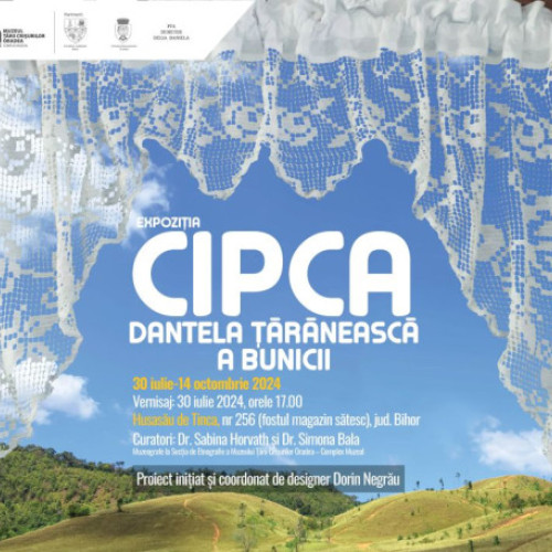 Vernisajul expoziției "Cipca - dantela țărănească a bunicii" la Husasău de Tinca