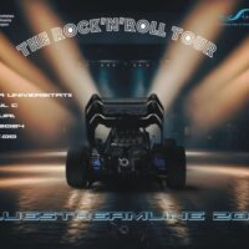 Lansarea monopostului BS24 de către echipa de curse "BlueStreamline" a Universității Transilvania