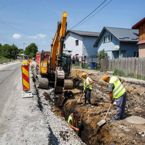 Nemulțumiri ale clujenilor legate de lucrările de modernizare de pe strada Valea Chintaului