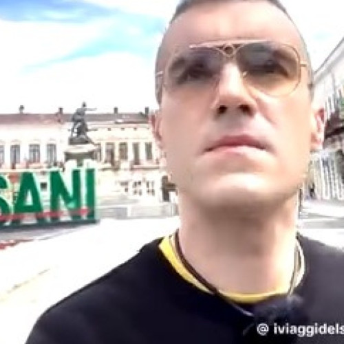 Un vlogger italian promovează Botoșaniul în rândul turiștilor