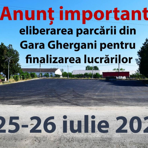 Intervenții ale administrației locale la Gara Ghergani