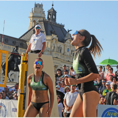 Pista Unirii din Oradea, gazda unui turneu internațional de volei pe plajă