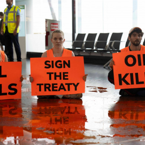 Proteste la aeroportul din Frankfurt, zborurile suspendate temporar