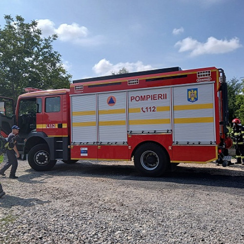 Inspectoratul pentru Situații de Urgență „Someș” a organizat un exercițiu pentru gestionarea incendiilor