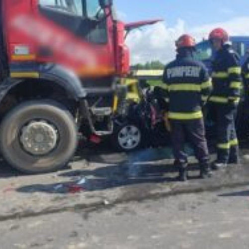 Accident rutier pe Centura Brașovului