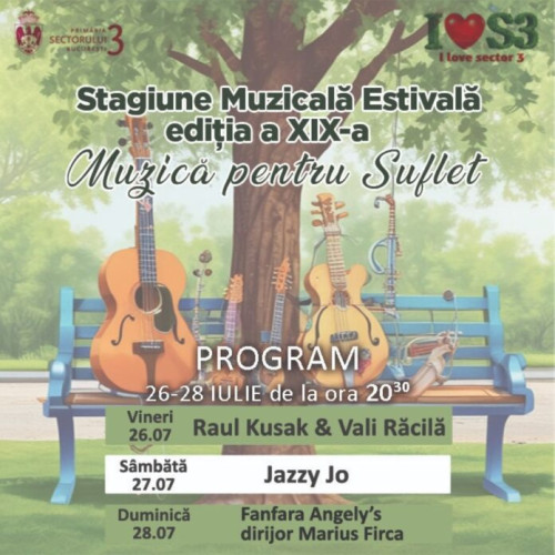 Primăria Sectorului 3 continuă seria concertelor în parc