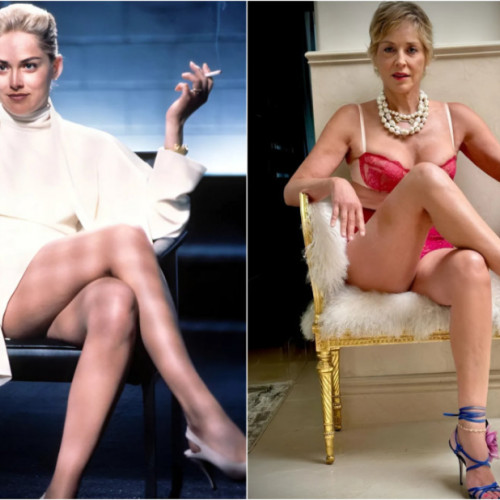 Sharon Stone își dovedește sex appeal-ul la 66 de ani, recreând o scenă celebră din „Basic Instinct”