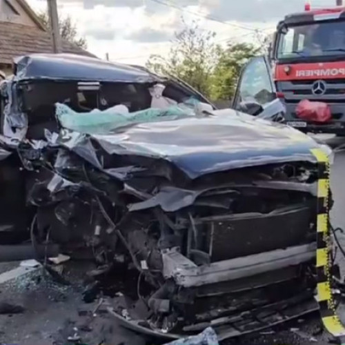 Accident grav în Dorobantu, județul Constanța