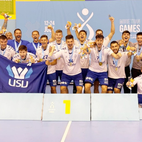 Botoșăneanul Dragoș Podovei devine campion european universitar la handbal