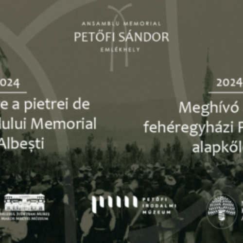 Ceremonii în Albesti pentru comemorarea a 175 de ani de la bătălia din Albesti și moartea poetului Petofi Sandor