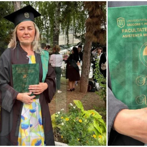 Mioara Matei a absolvit Universitatea de Medicină și Farmacie „Grigore T. Popa” la 53 de ani