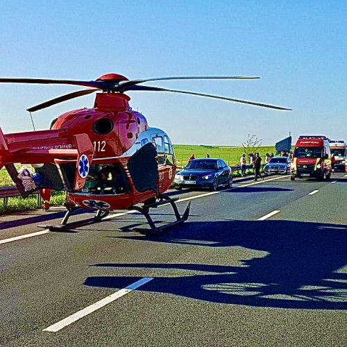 Autostrada A1, blocată din cauza unui accident grav