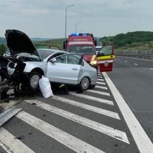 Trafic blocat pe Autostrada A1 din cauza unui accident grav