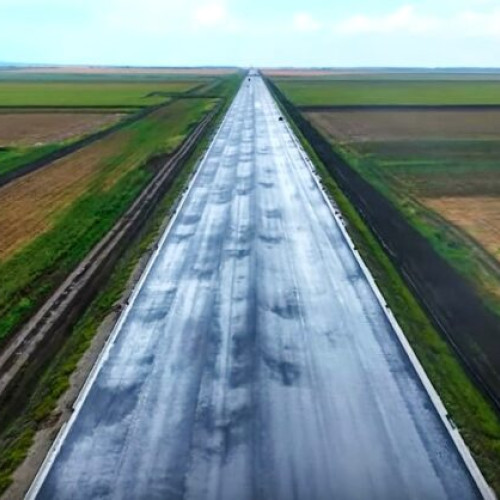 Noi imagini din șantierul Autostrăzii A7, lotul 3