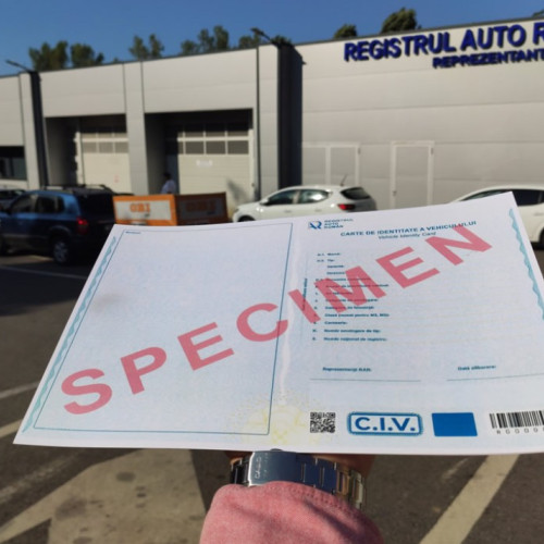 Cartea de Identitate a Vehiculului a primit un nou format