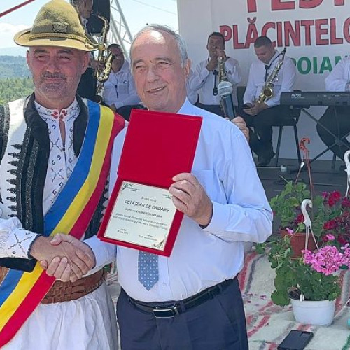 Laurentiu Nistor, Cetățean de Onoare al comunei Cerbal