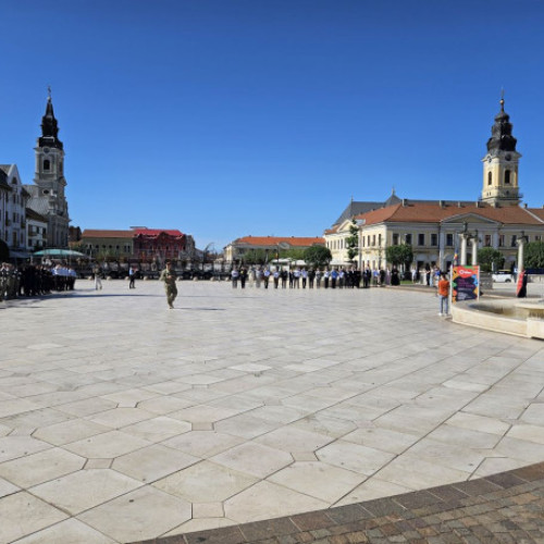 Oradea a sărbătorit Ziua Imnului Național al României cu o ceremonie modestă