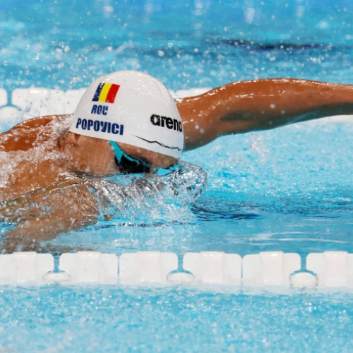 David Popovici câștigă titlul de campion olimpic în proba de 200 metri liber
