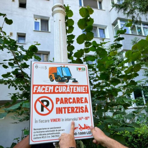 Acțiuni de salubrizare a parcărilor de reședință în Sectorul 3