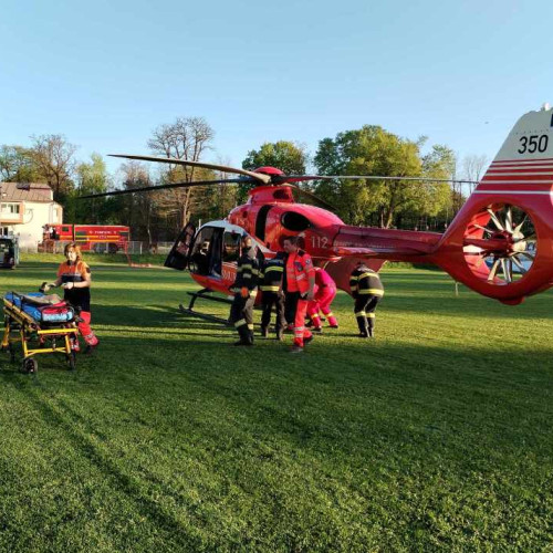 Bărbat în stare gravă, preluat de elicopterul SMURD în Botoșani