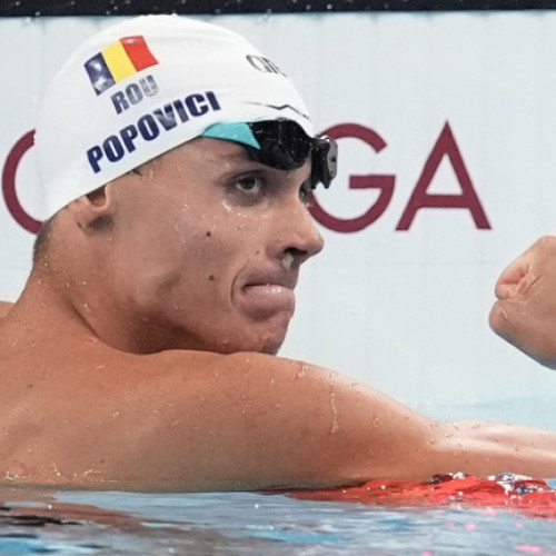 David Popovici aduce aurul olimpic României la 200 metri liber