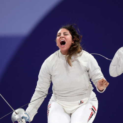 Scrimera egipteană Nada Hafez, însărcinată, participă la Jocurile Olimpice de la Paris