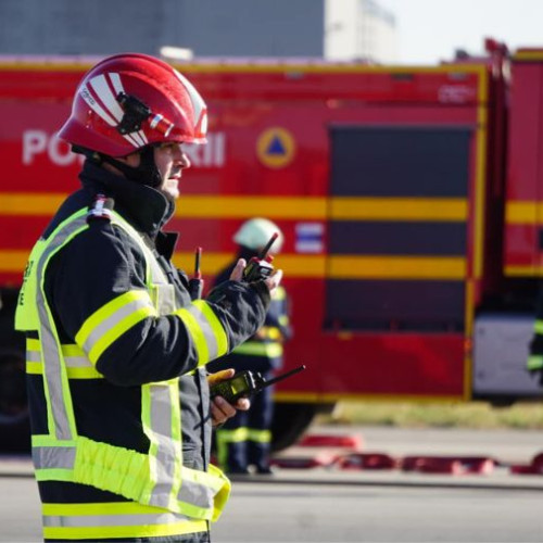 Exercitiu tactic al ISU Bacau în cazul unui seism de 7,5 grade