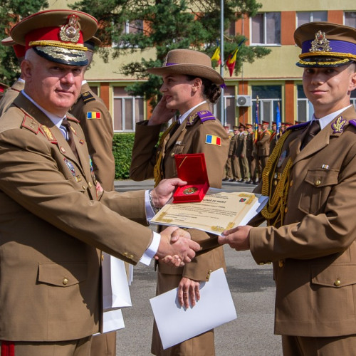 Gabriel Ierimciuc, șef de promoție la Academia Forțelor Terestre „Nicolae Bălcescu” din Sibiu