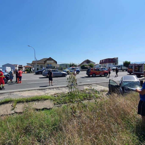 Accidente rutier pe DN1 la Selimbar, patru persoane rănite