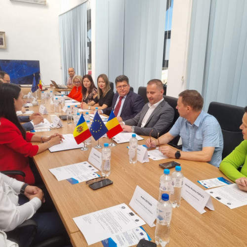 Întâlnire la Biroul Vamal de Frontiera Galați - Giurgiulești pentru un proiect de dezvoltare a infrastructurii