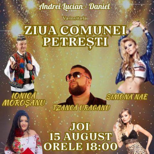 Seară spectaculoasă de Sfânta Maria în comuna Petrești