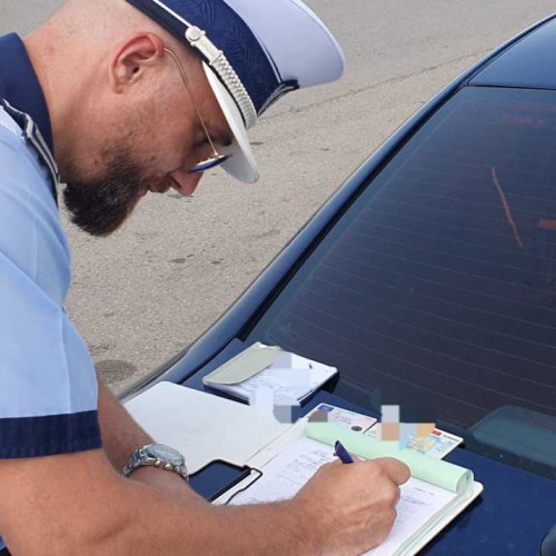 Doi bărbați amendați de polițiști pentru transport ilegal de material lemnos