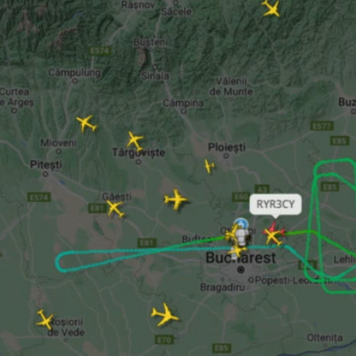 Alertă în spațiul aerian deasupra aeroportului Otopeni