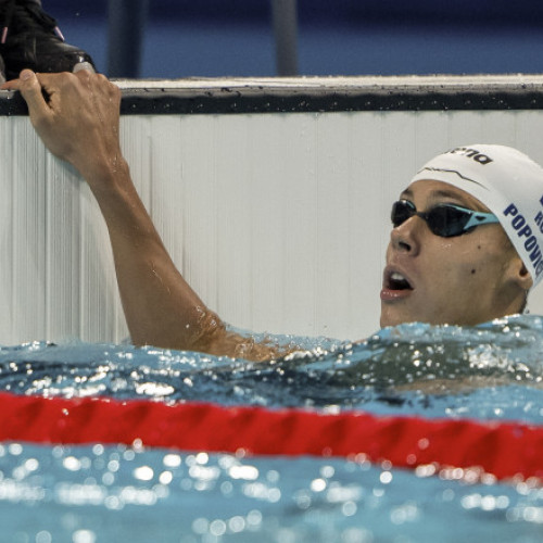 David Popovici câștigă bronzul la 100 de metri liber
