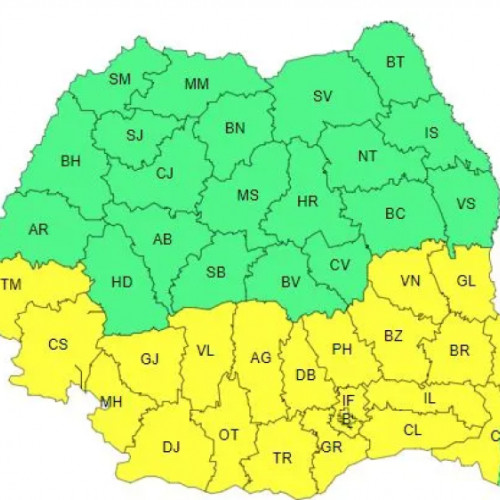 Avertizări meteorologice pentru caniculă în România