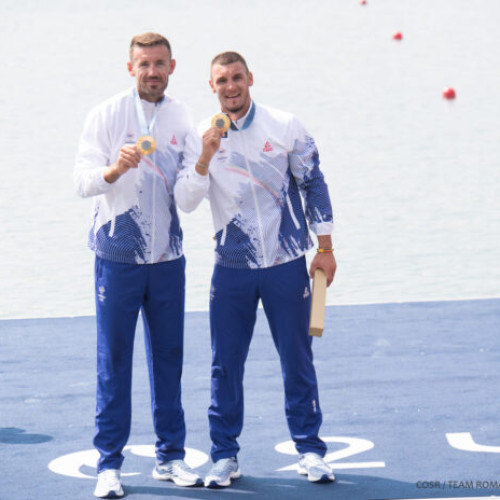 Cornea Andrei și Florin Enache au câștigat aurul olimpic la dublu vâsle masculin