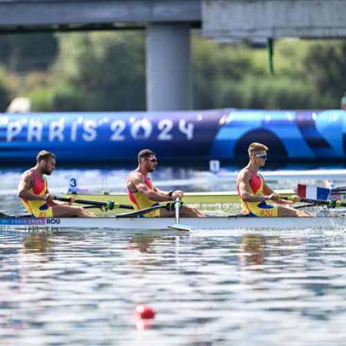 Echipajul masculin de patru rame al României, pe locul cinci la Jocurile Olimpice de la Paris