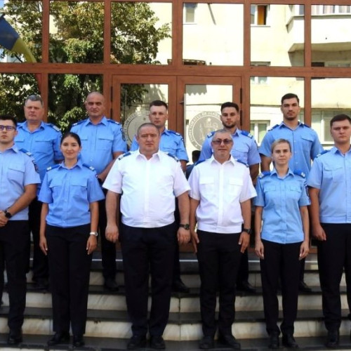 Jandarmii vranceni avansați în grad în luna august