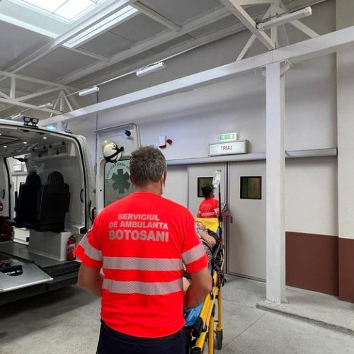 Accident grav pentru un bărbat în vârstă pe un scuter în Brehuiesti