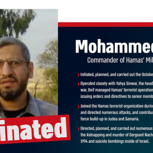 Liderul militar al Hamas, Mohammed Deif, ucis în Gaza